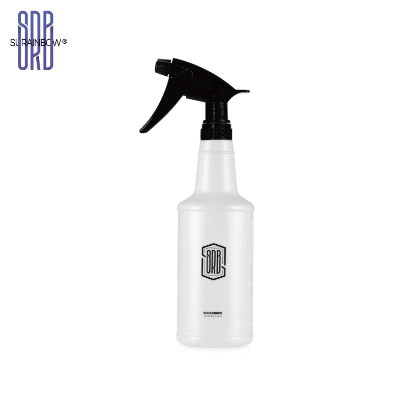 Auto Ultrafijne watermist Cilindrische spuitfles HDPE Chemisch bestendige spray Auto Wash Gieter, Heavy Duty spuitfles
