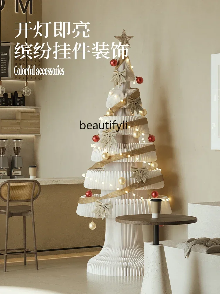 

Christmas tree home accessories window props shopping mall New Year decoration creative desktop living room floor ornament A50