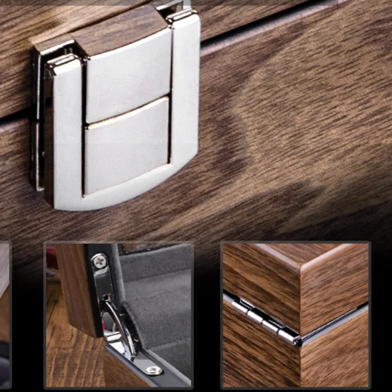 Black Walnut Watch Storage Box, Elegant Bracelet Display, High-End Organizer for Men and Women's Watches