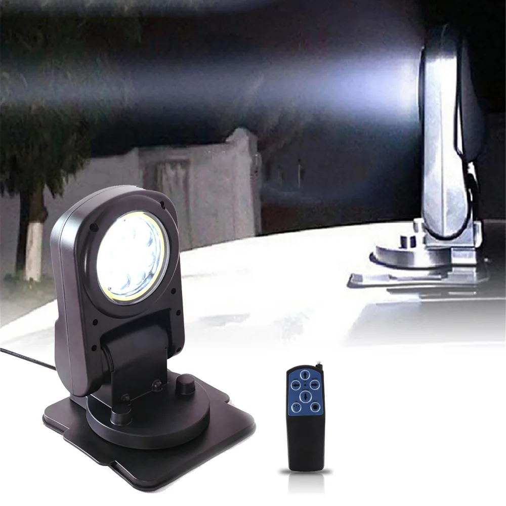

Remote Control 7 Inch Foldable 45W Led Spot Light Marine Searchlight for Boat SUV Off road trucks