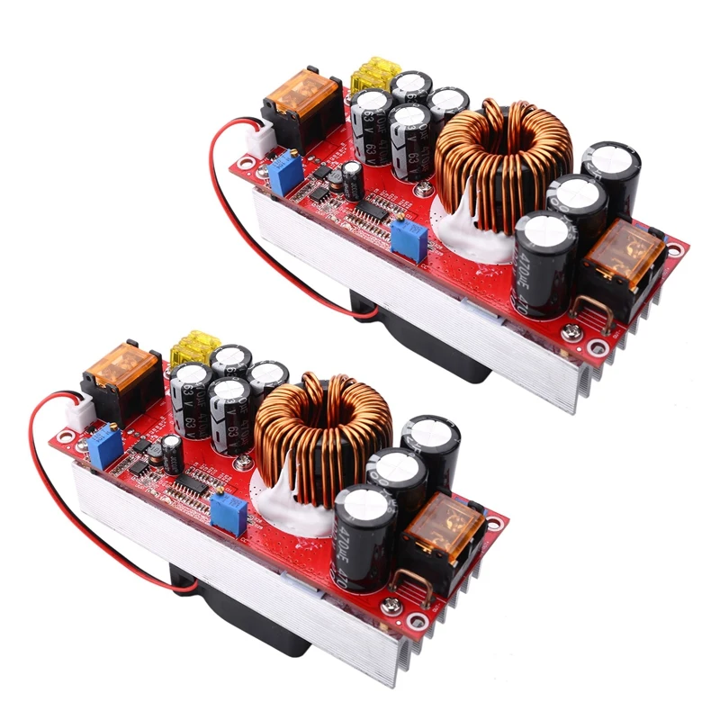 

1800W 40A DC-DC Constant Voltage Constant Current Boost Converter Boosts 10-60V By Fan For 12-90V Boost Power Module