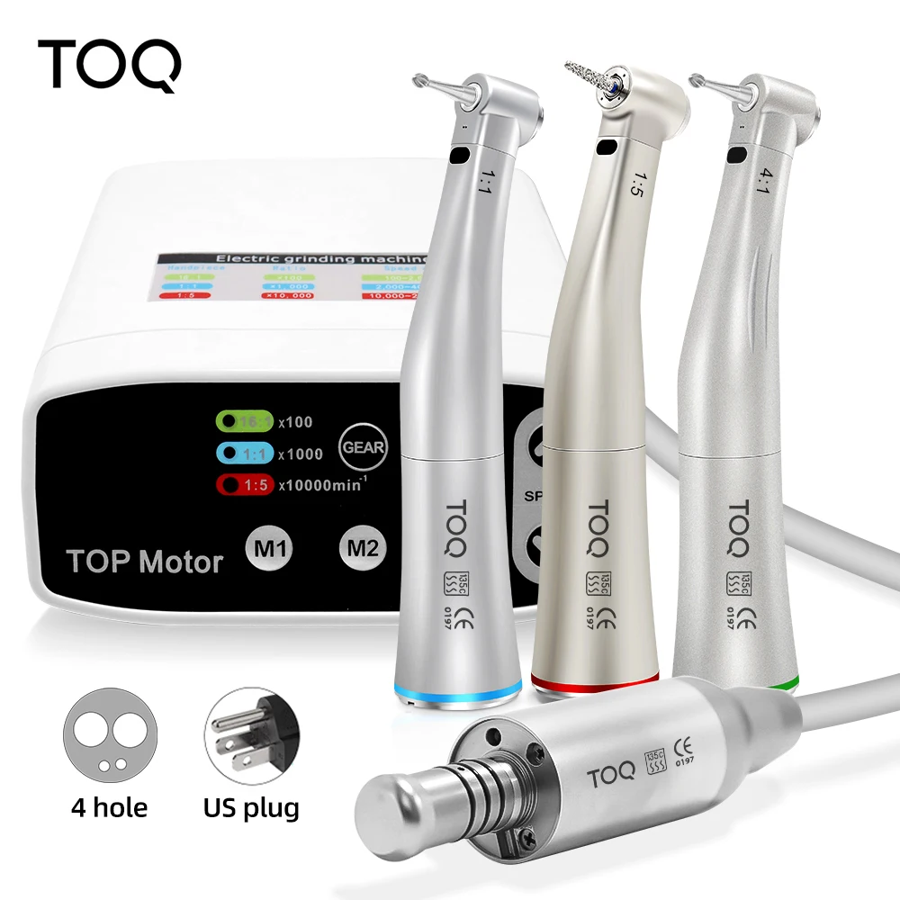 Dental Brushless Led Micro Motor Electric Grading Machine E-type Internal Water Spray Contra Angle Handpiece Machine