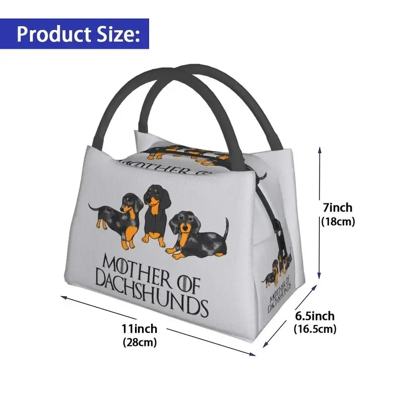 Mutter von Dackeln wärme isolierte Lunch pakete Frauen Wurst Hunde Lunch Container für Outdoor-Camping Reise Mahlzeit Food Box