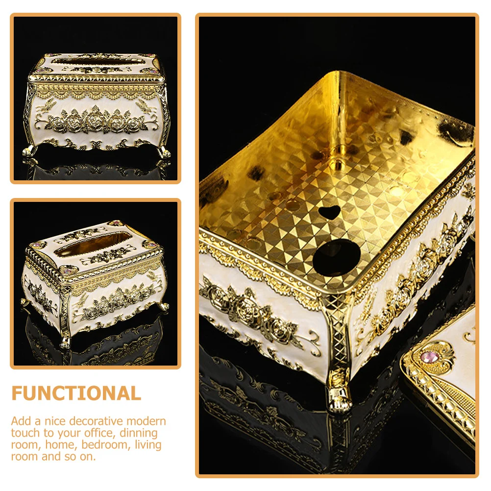 

Acrylic Tissue Box Cover Frosted Finish Dustproof Waterproof Napkin Holder For Home Office Living Room Bedroom Decorative Tissue