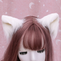 2PCS/set Cute Soft Plush Cat Ears Girls Hairpins Hair Accessories Children's Cartoon Sweet Hair Clips Headwear Ornaments Gift