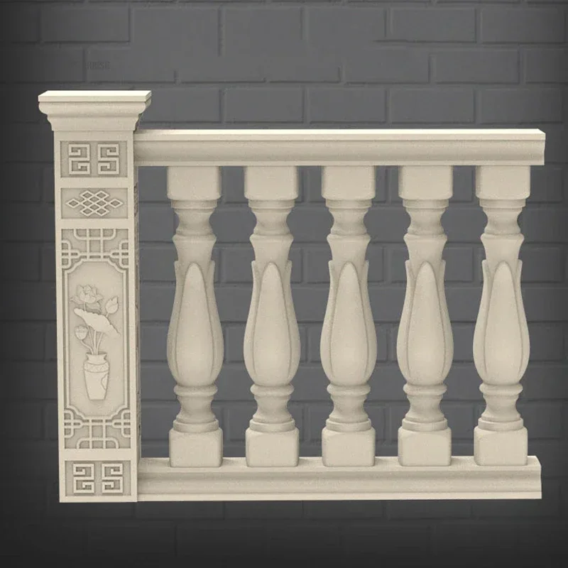 

Long - lasting Thickened ABS Roman Column Mold Household Balcony Railing Handrail Vase Column Mold Cast-in-place Fence Column