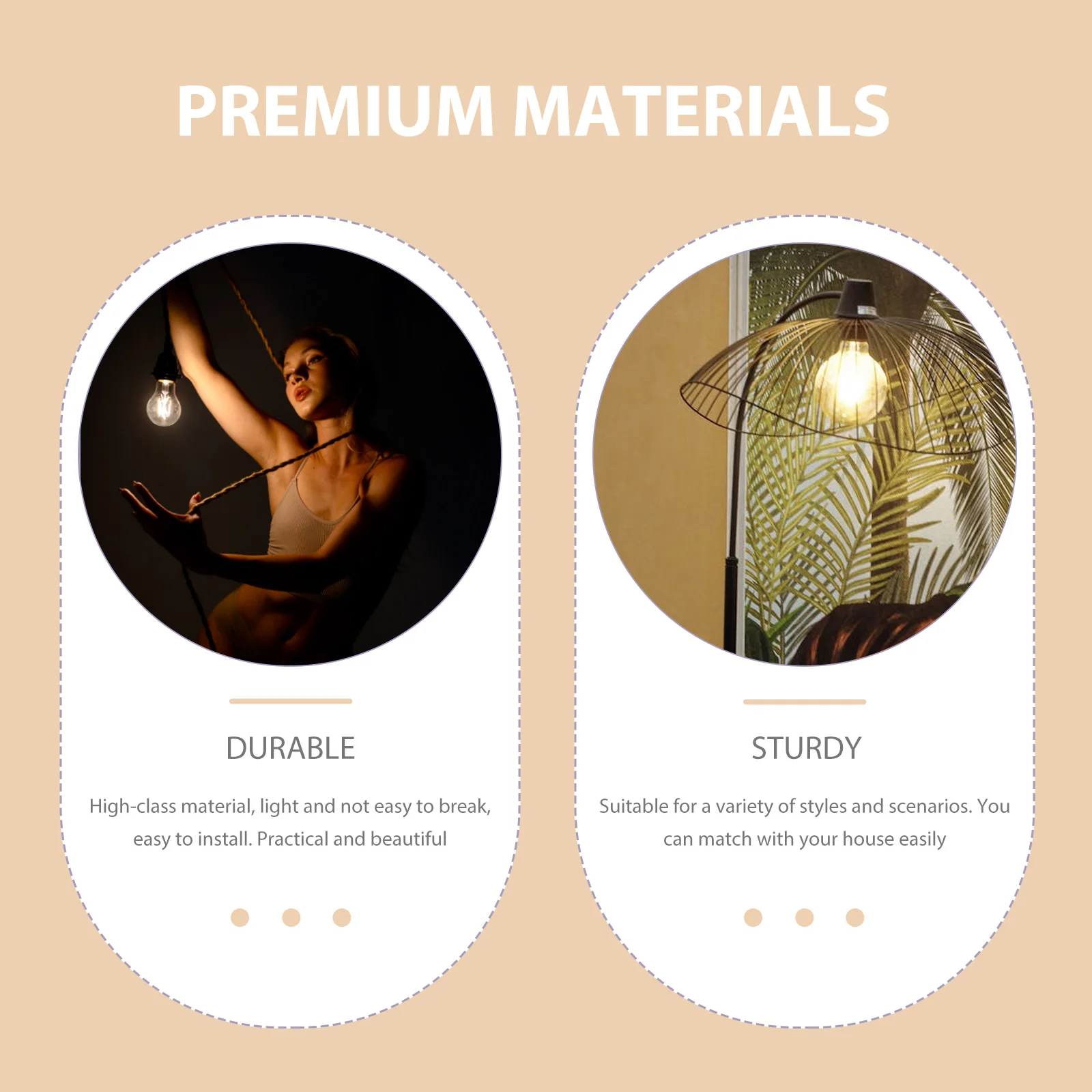 

High-Grade Woven Lampshade Decoration Artistic Design Durable Long-Lasting Home Use Easy Installation Simple Ceiling for Home