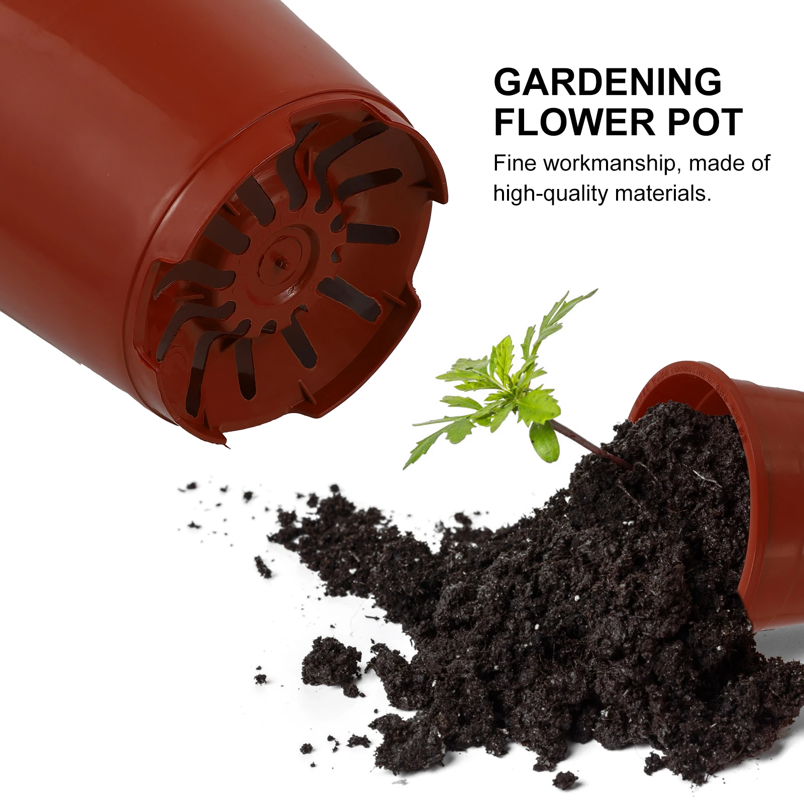 

15 Pcs Root Control Pots Plants Planter for Flower Gardening Simple Nursery Resin Kitchen