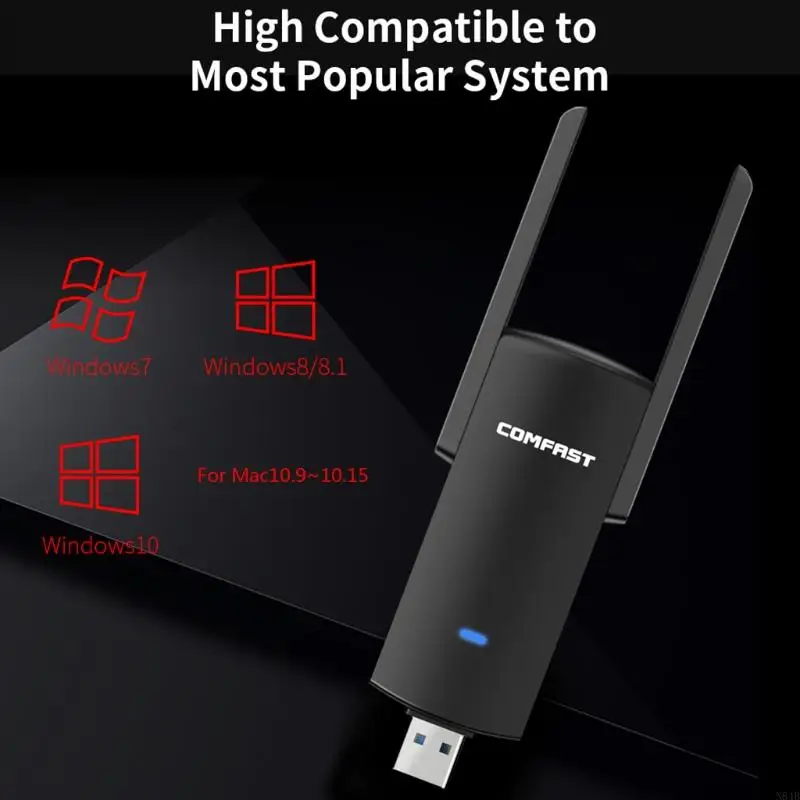 N84B USB Wi -Fi Card Adapter беспроводной сети с антенной 2,4 ГГц 5 ГГц 2