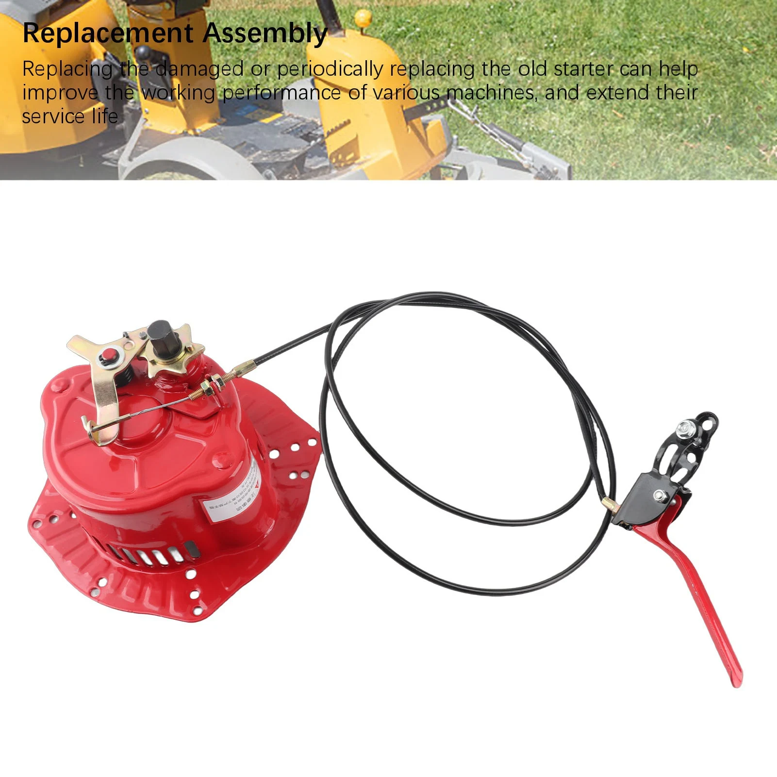 Hand Crank Starter Mini Tiller Engine Starter Versatile Usage Easy Installation Replacement for 192F 195F for Generator