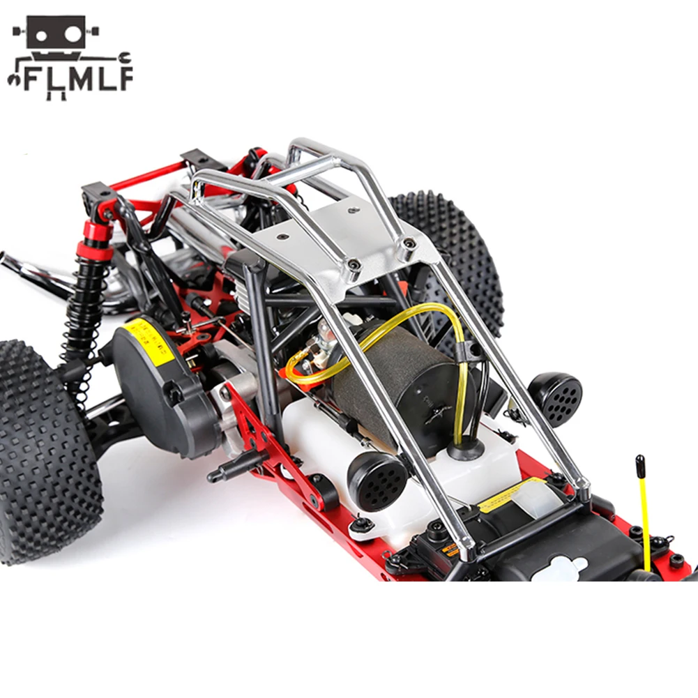 RC Auto Metall Überroll käfig mit Griff Satz von 23cc-71cc Motoren für 1/5 hpi Rovan Rofun km Baja 5b SS fern gesteuerte Auto LKW Teile