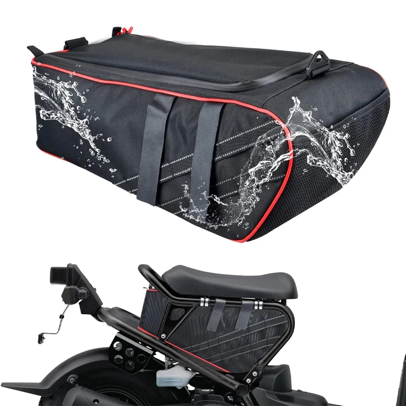 Motorcycle Ruckus Bag Under Seat Storage Bag for All Ruckus Scooter Model Years 1680D Water & Tear-Resistant Ruckus Accessories