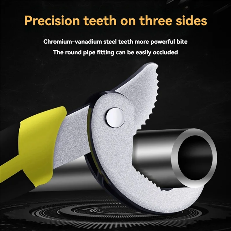 

A7THK-Multi-Function Tool Wrench Multi-Function Repair Wrench Pipe Wrench Adjustable Ratchet Wrench Baffle Wrench