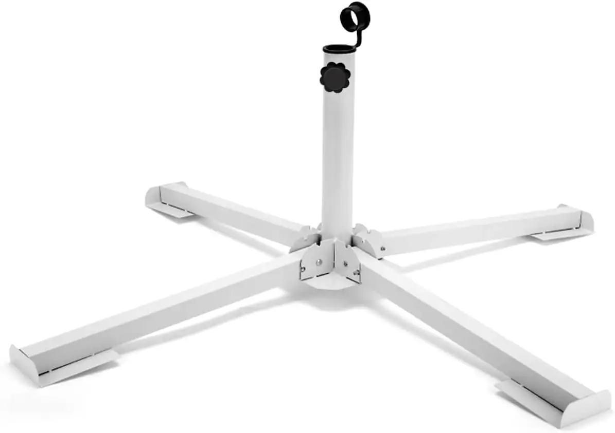 

Patio Umbrella Stand Outdoor Base, Portable Foldable Beach Umbrella Stand, Rust Free Tempered Iron