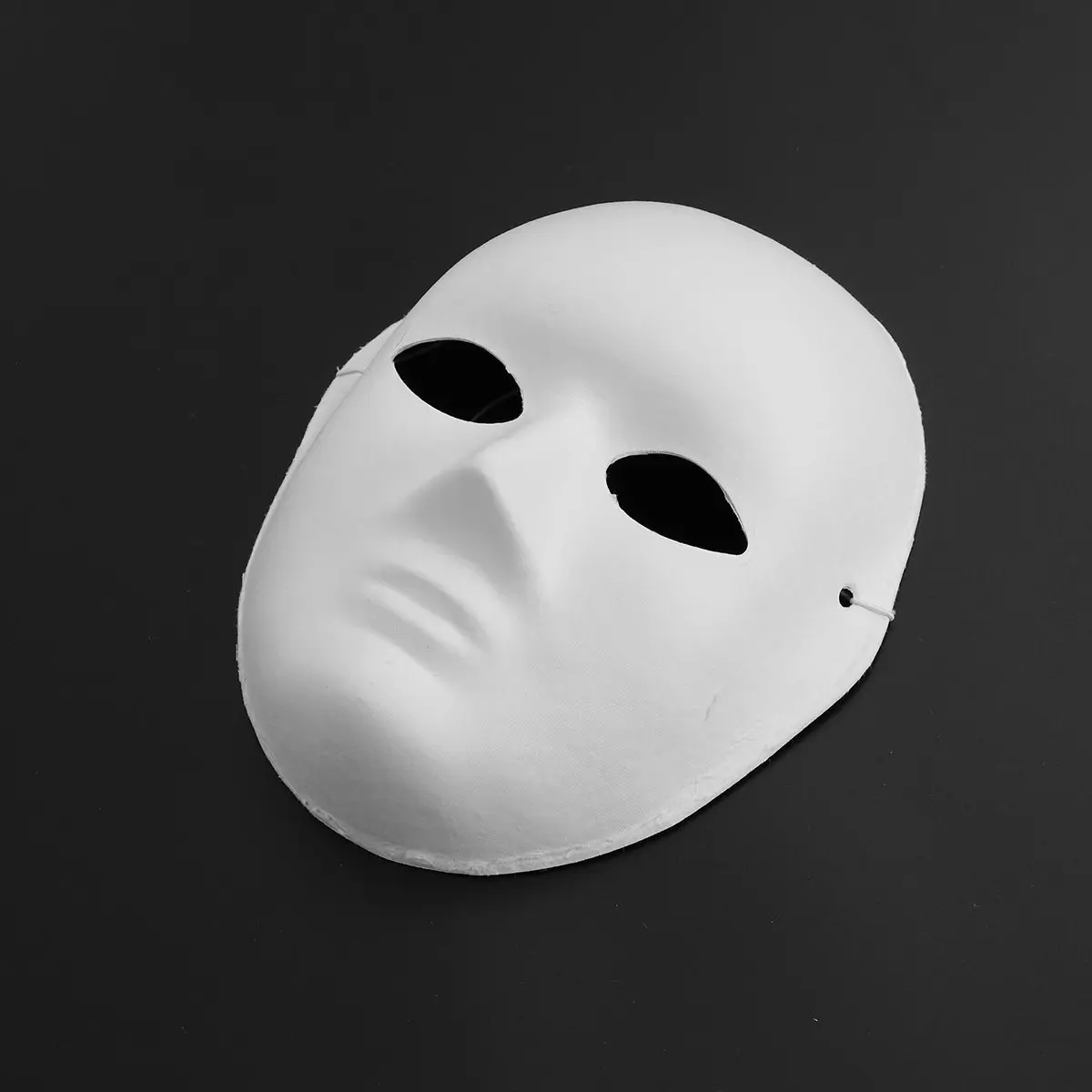 

Blank White Lady Portrayal Mask Painting Mask Pulp Material for DIY Paint Costume Party Easter Masquerade Educational