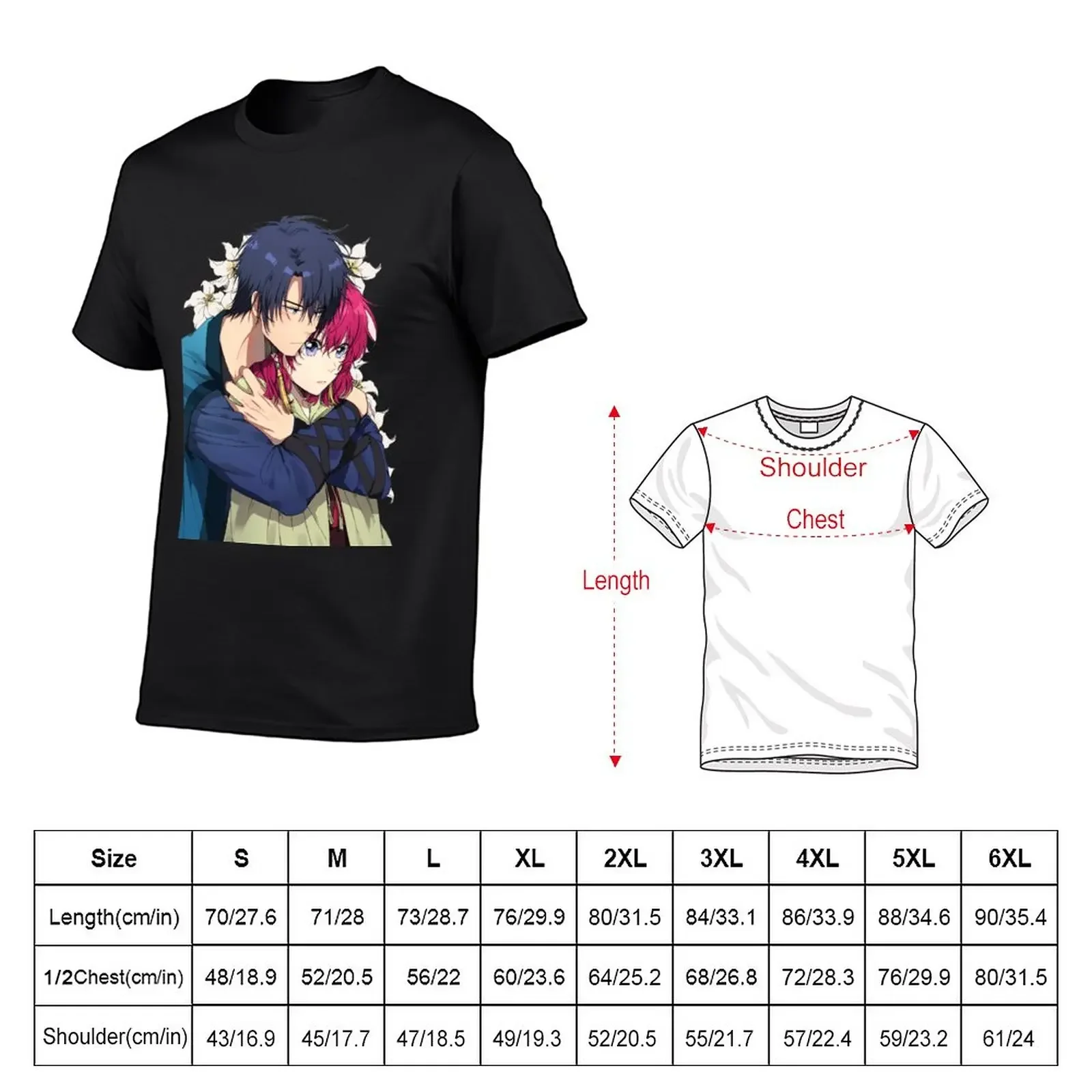 Yona of the dawn hak and yona hug T-Shirt animal prinfor boys Short sleeve tee men workout shirt