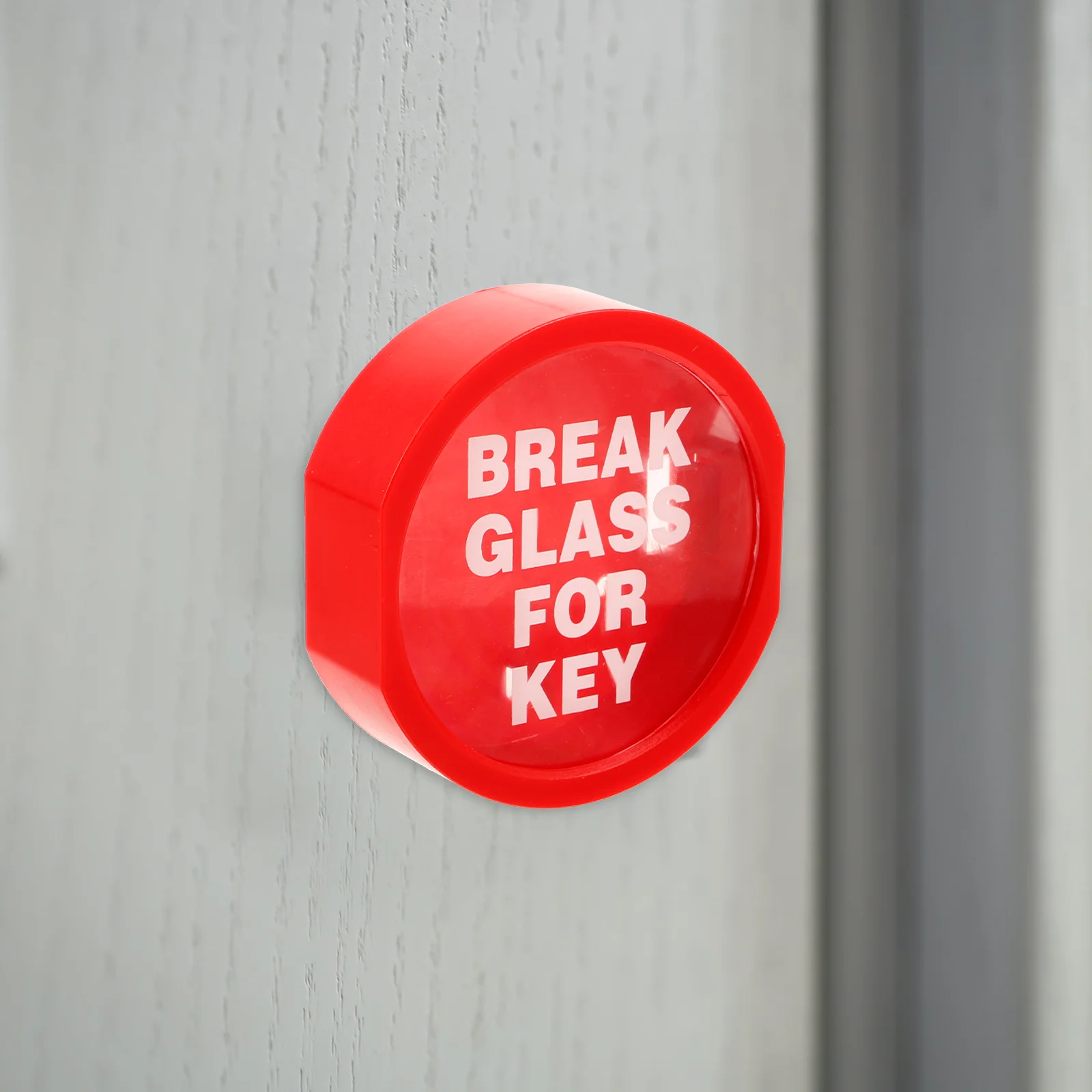 Escape Key Box Fob แบบพกพาปลอดภัยสําหรับ Travel ล็อคกล่องคีย์ฉุกเฉินผู้ถือประตู Glass Break Locker สํานักงานพลาสติก