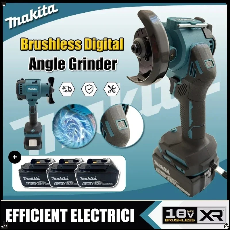 

Makita Digital Display Brushless Mini Angle Grinder Polishing Grinding Machine Cutting Power Tools