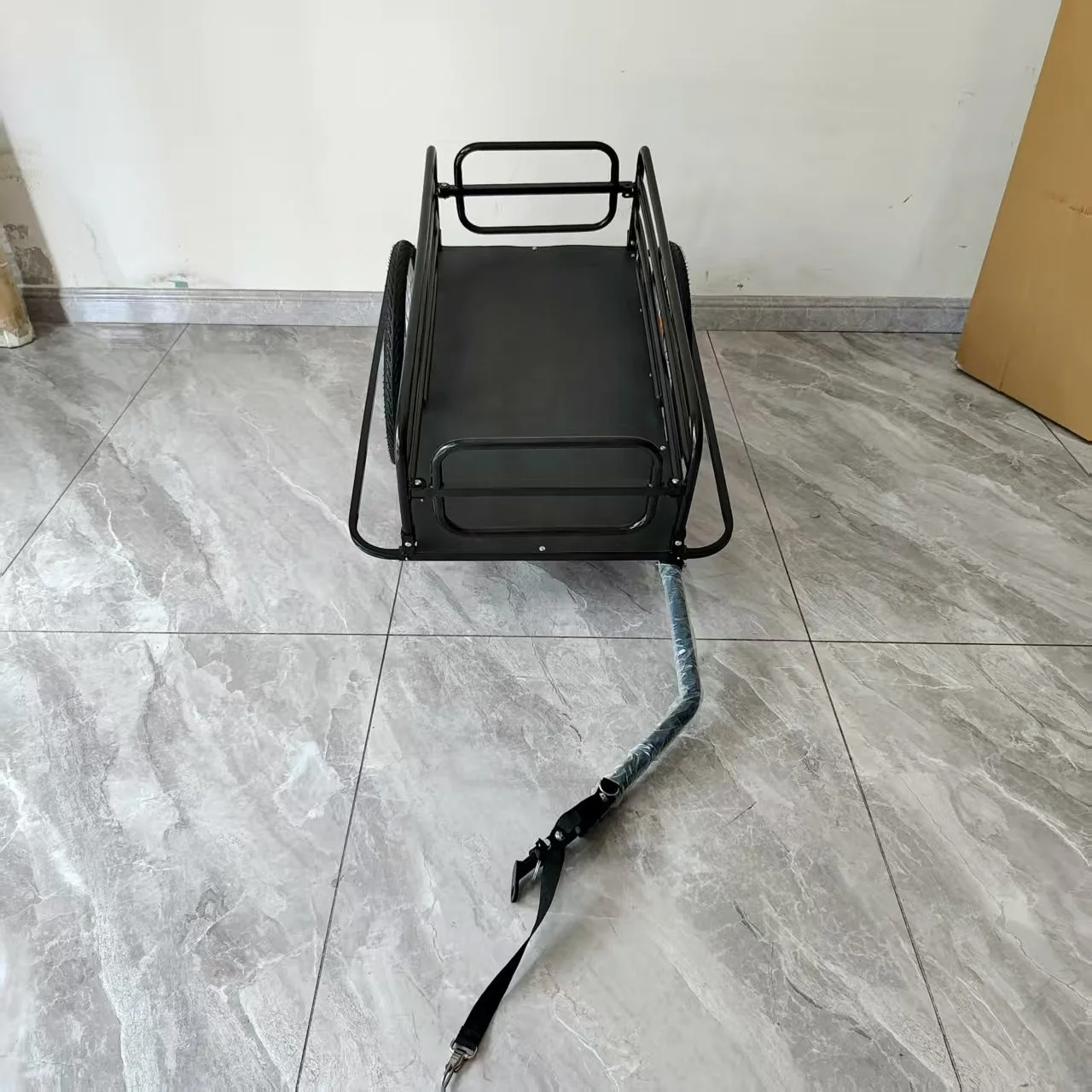 تخصيص الثقيلة عربة دراجة قابلة للطي عربة وصلة عالمية منصة OEM دراجة البضائع مقطورة لعربات اليد والعربات #4