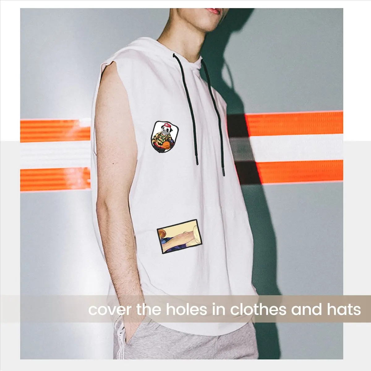 

24Pcs Sublimation Patch Blanks Fabric Iron-on Patches Repair Patch for Hats Clothes Backpacks Uniforms,3 Styles-A51M