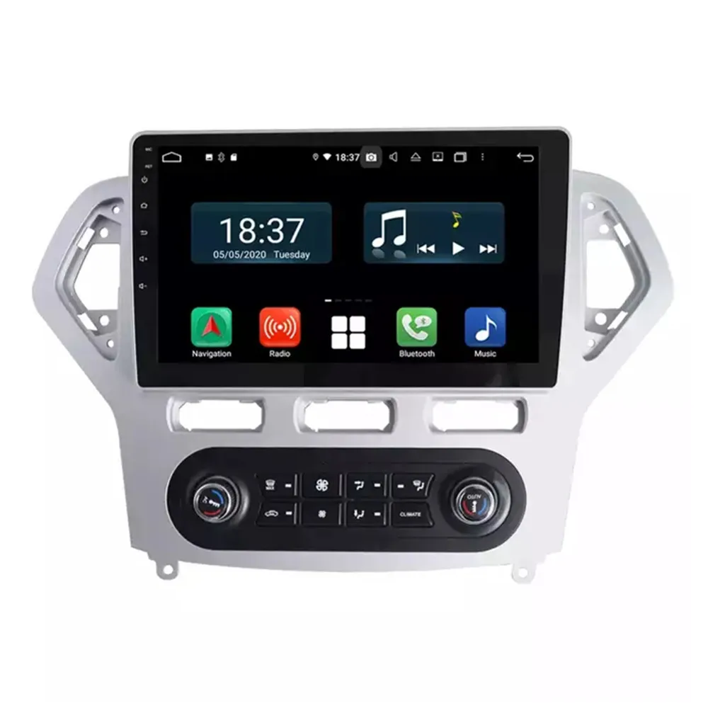 

9" Android 12 PX5 Car Multimedia Player 8 Core 4+64G Touch Radio For Ford Mondeo 2007-2010 AT Gps Navigation Stereo Carplay