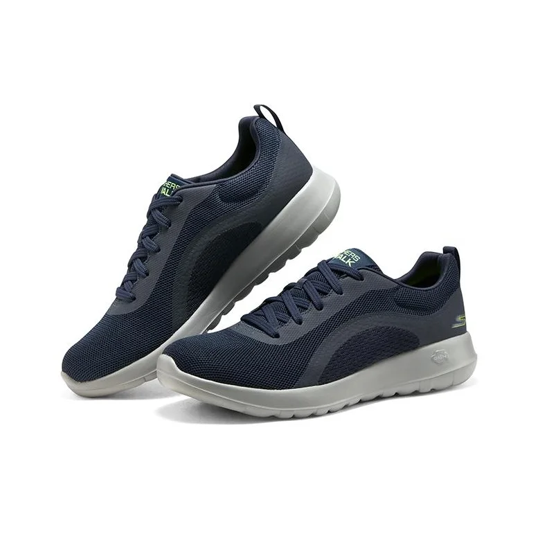 Skechers GO WALK Ma Mesh, Textile Low top Casual Shoes Men's Blue 216235-NVY view 5