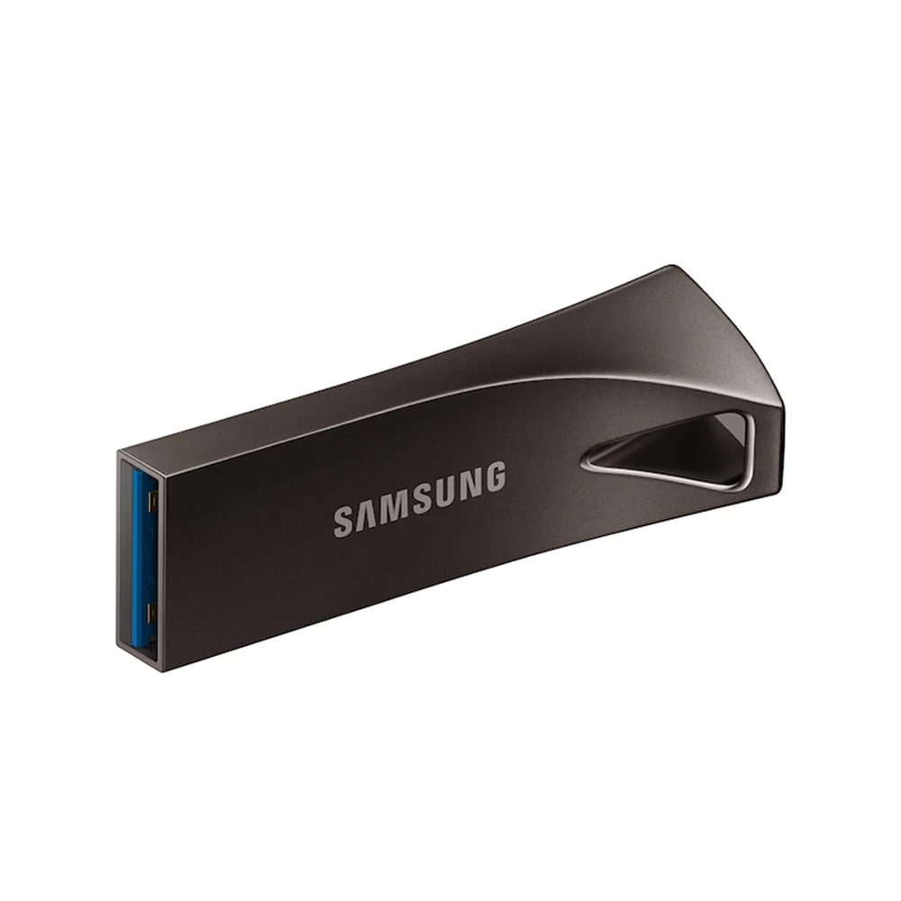 محرك أقراص فلاش سامسونج بار بلس USB 3.1 بسعة 64 جيجابايت/128 جيجابايت/256 جيجابايت وسرعات نقل تصل إلى 400 ميجابايت/ثانية محرك أقراص قوي ومثق به على شكل قلم U