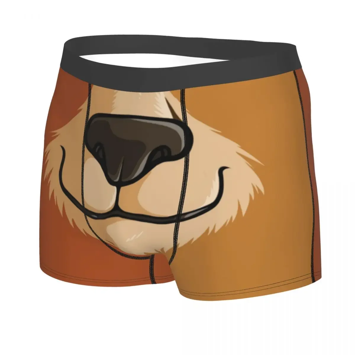 Likes To Woof Gay Pride Boxer Shorts For Homme 3D Printed Sexy Bear Underwear Panties Briefs Soft Underpants