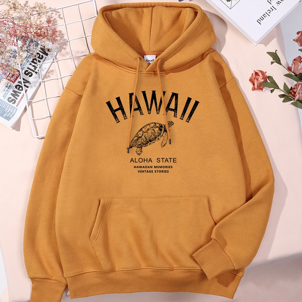 

Hawaii Aloha State Sea Turtle Man Hoodie Fashion Quality Tracksuit Casual Comfortable Streetwear All-Match Designer Hoodies Men