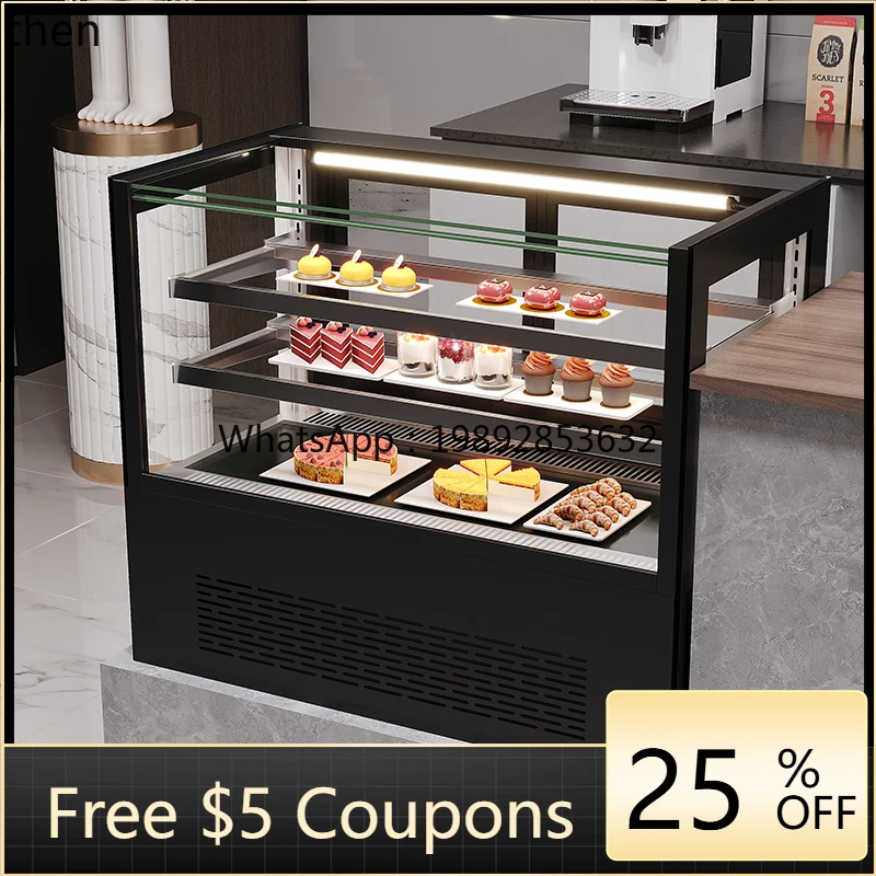 

ZS Холодильная витрина Настольный небольшой шкаф с воздушным охлаждением без мороз для напитков Десертный бар West Point Шкаф для сохранения свежести