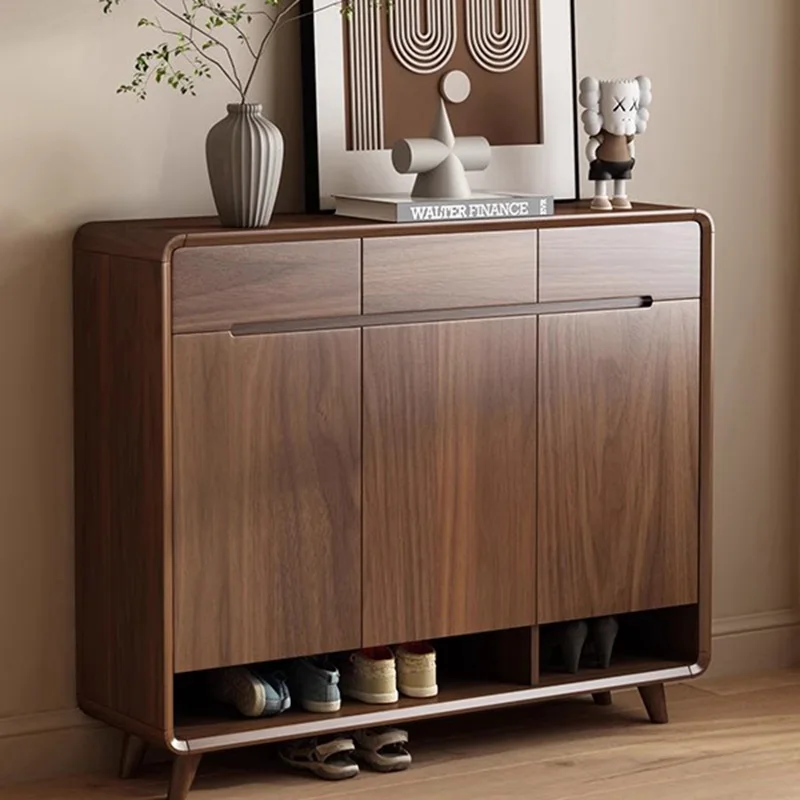 

Box Luxury Shoe Cabinet Organizer Mobile Storage Living Room Entrance Hall Slippers Shoe Shelf Modern Muebles Home Furniture