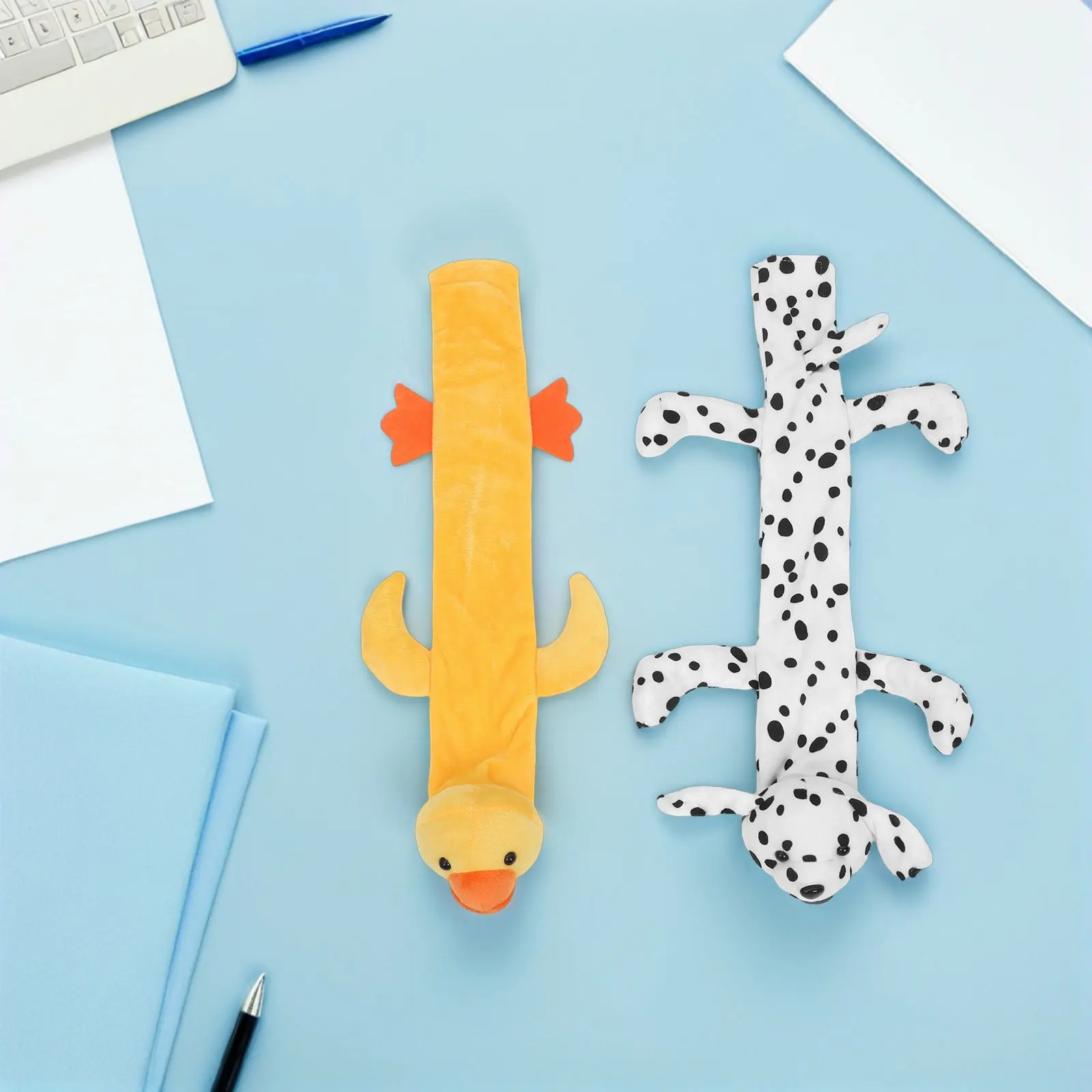 

2Pcs Animal Print Stethoscope Sleeve Cover Soft Neck Wrapper for Doctors Nurses Child Patient Engagement Warm Clinical