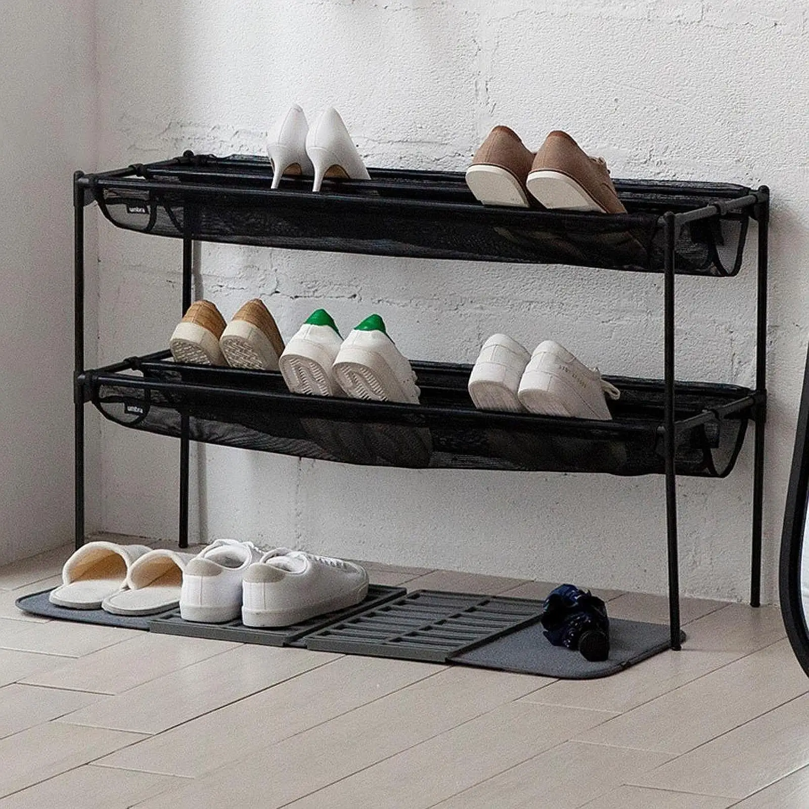 

Rubber Mat Waterproof Multipurpose Shoe Mat for Muddy Boots Door Closet