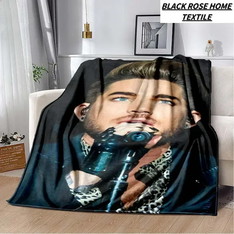 Fashion Art Print Singer Adam-Mitchel-Anselm-Lambert Blanket Bedroom Sheet Outdoor Travel Noon Break Plush Sleeping Blanket Gift