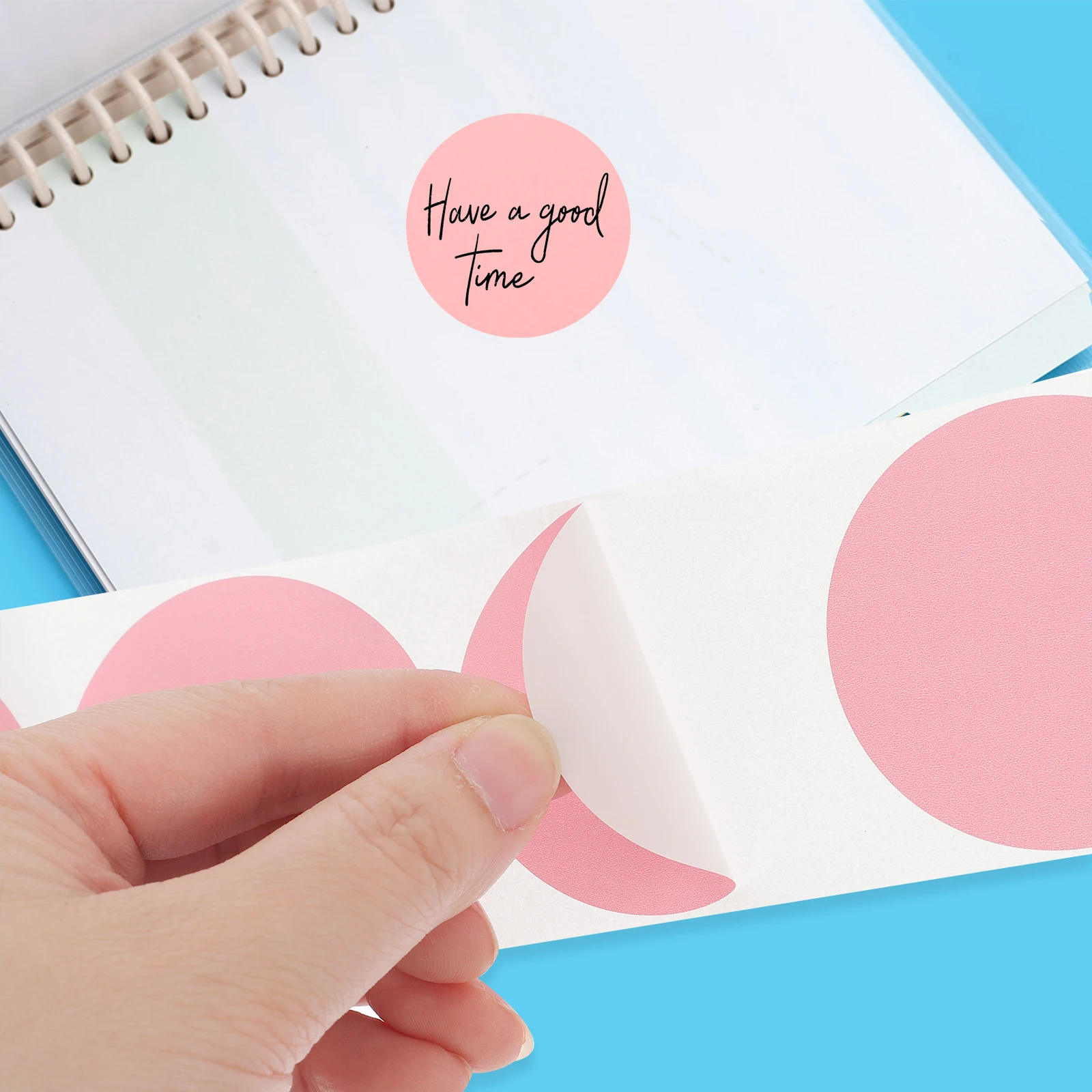 

Green Round Thermal Labels 50mm Diameter Blank Sticker Paper for Shipping Name Tags Waterproof Dustproof