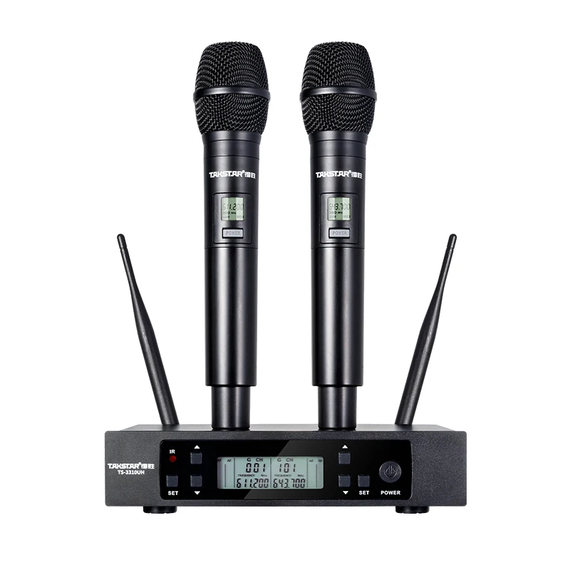 TS-3310UH UHF Wireless Microphone System Dynamic Handheld Mic for karaoke conference church speech