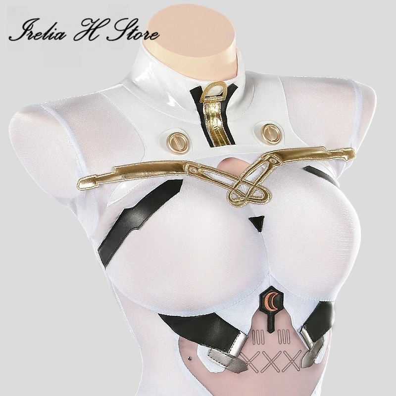 Irelia H Azur Lane Admiral Nakhimov Cosplay Costume Anime Game Admiral Nakhimov sexy lingeries Jumpsuit Halloween Costume