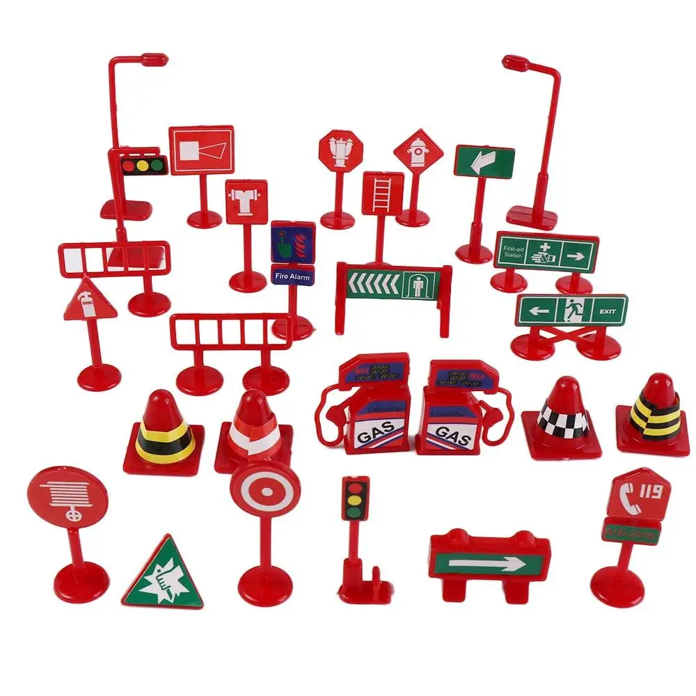 

Детская парковка, модели дорожных знаков, дорожная карта, образовательные дорожные барьерные знаки, мини-строительные конусы для уличных знаков