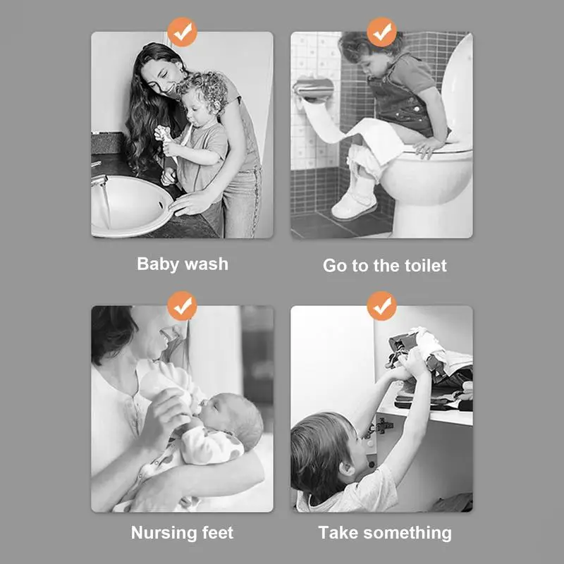 Tritthocker für Kinder, Kinder-Toilettentrainingssitz mit rutschfester Oberfläche, Kinder-Toilettentrainingssitz, Badezimmer, Bad, Treppe, Toilettenhocker