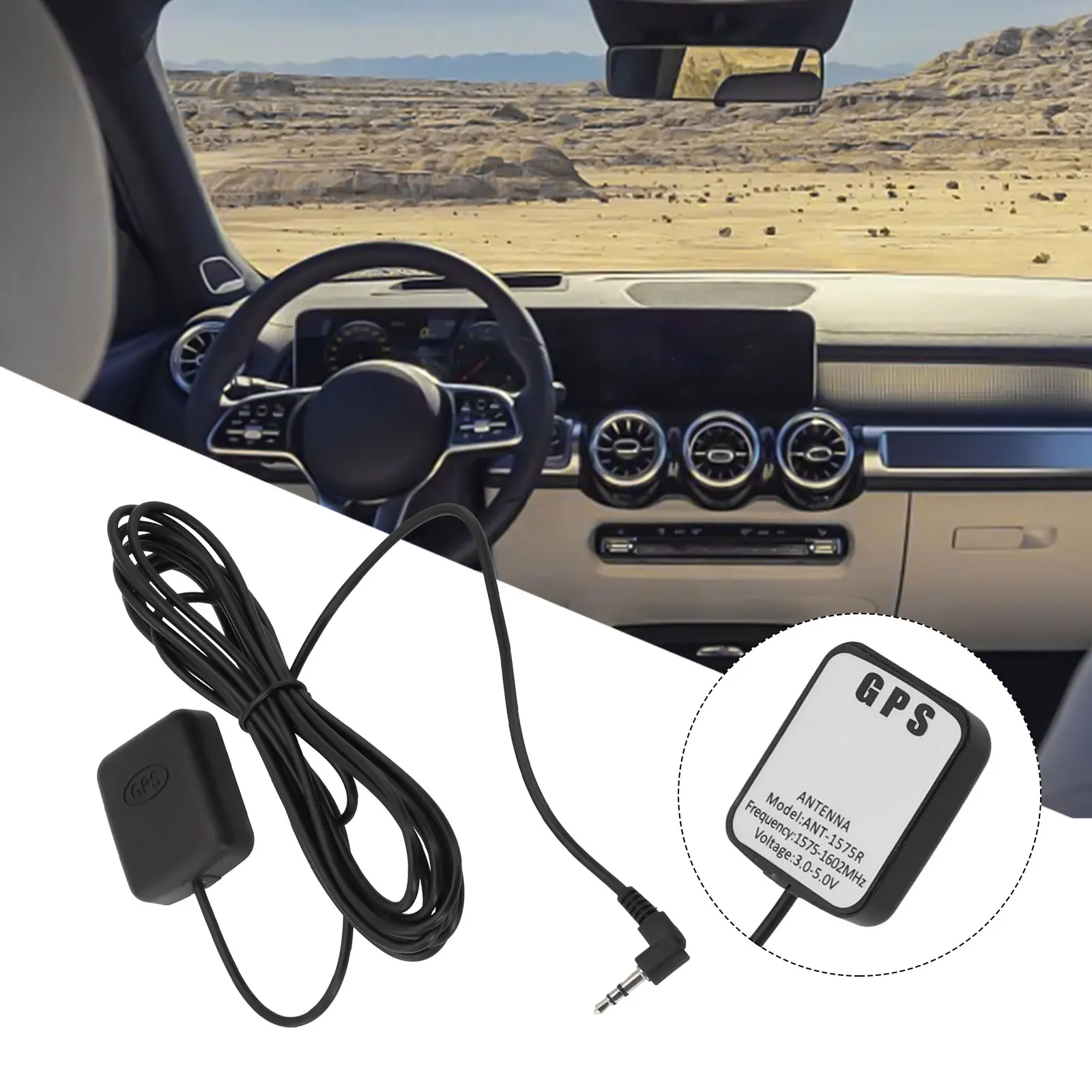 Car GPS Signal Module For Car Truck SUV Dash Cams Dash Camera External GPS Antenna Elbow GREAT SIGNAL BOOST Compatible External
