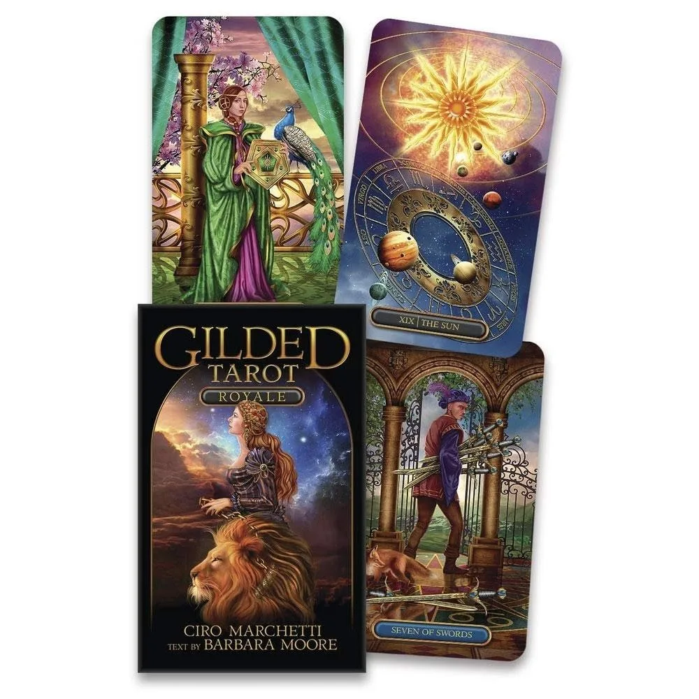 The Gilded Tarot Deck Card Tarot Divination 78 Pcs Cards 10.3*6cm