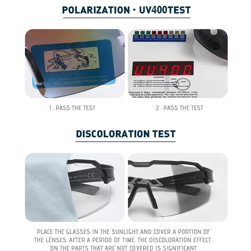 نظارات حماية من KIZN نظارات قصر النظر الرياضية المستقطبة 2025 TR90 للرجال والنساء نظارات طبية خارجية-0.50 إلى-10 #5