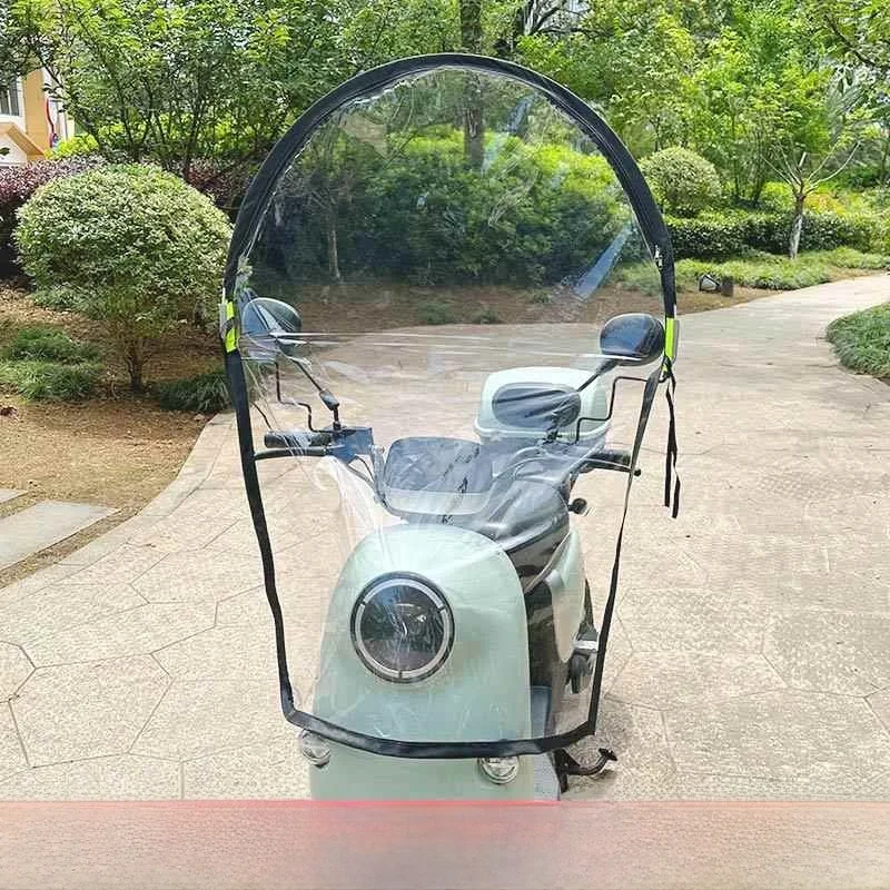 

Wihield Curtain High Defn Waterproof Motorcycle Windproof Cover Four Seasons Universal Front Wind Winter