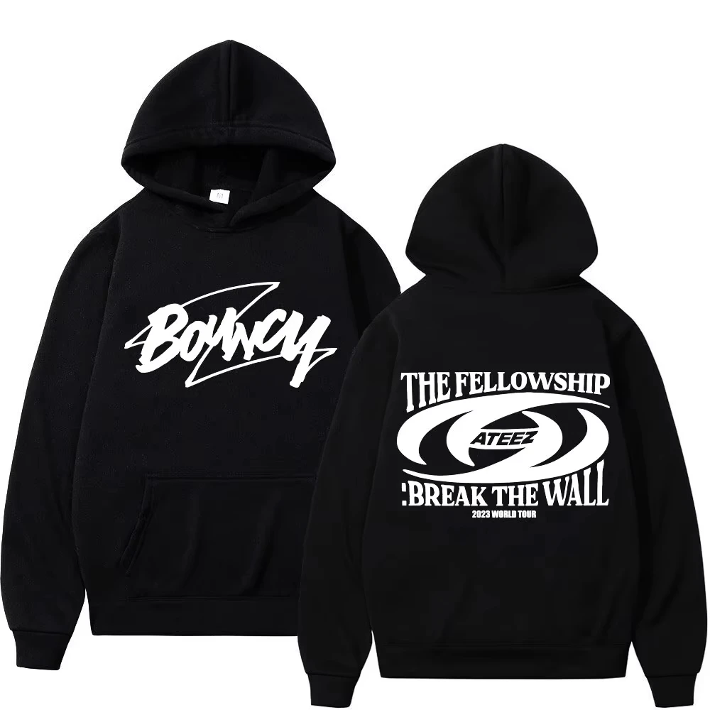 

Men Women Fashion Trend Long Sleeve Sweatshirt Ateez Band Album Tour Hoodie Autumn Hip Hop Vintage Oversized Hoodies Streetwear