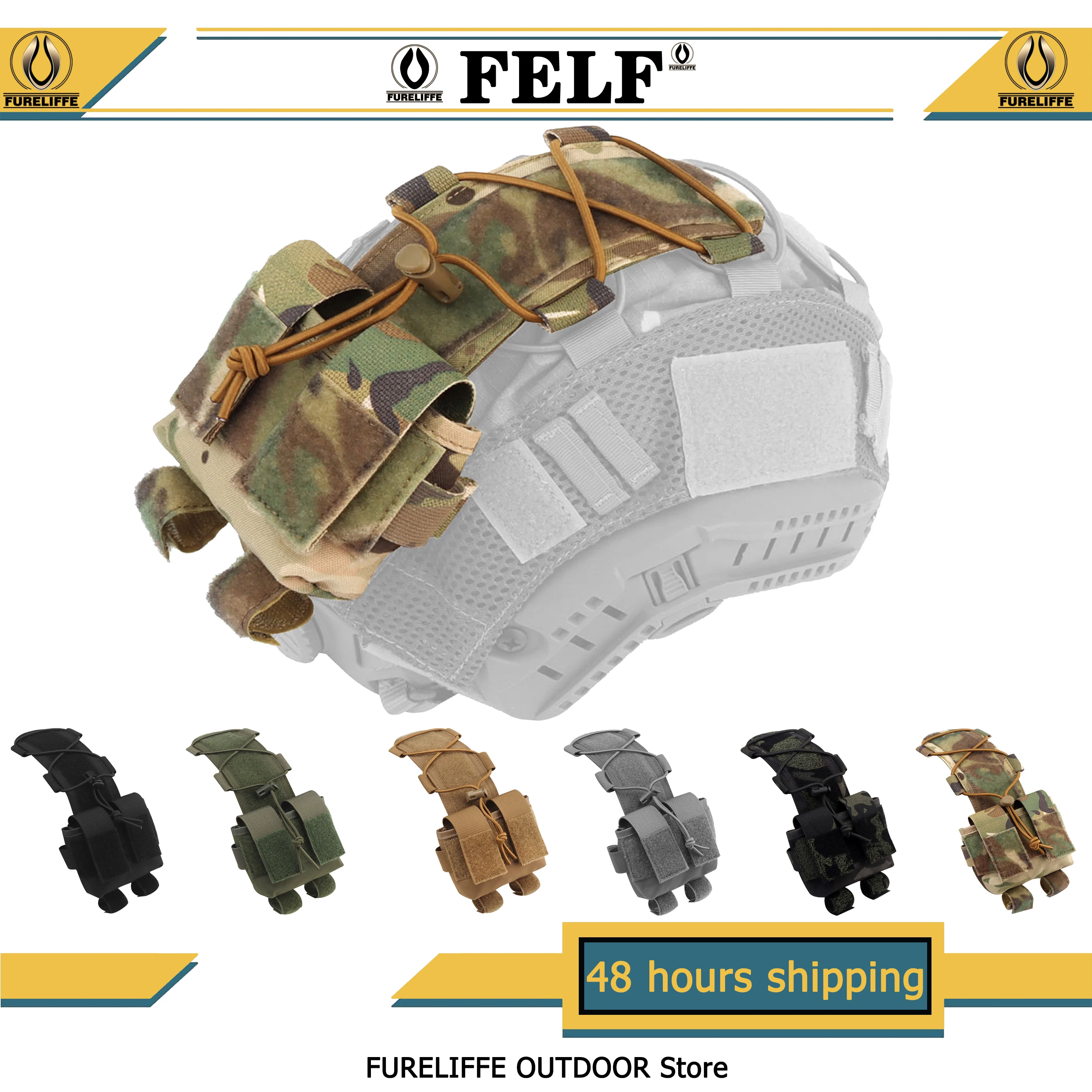 

Outdoor Hunting Helmet Battery Pouch/MK2 Battery Pack/Tactical Helmet Weight Bag Outdoor Shooting FAST Helmet Accessories