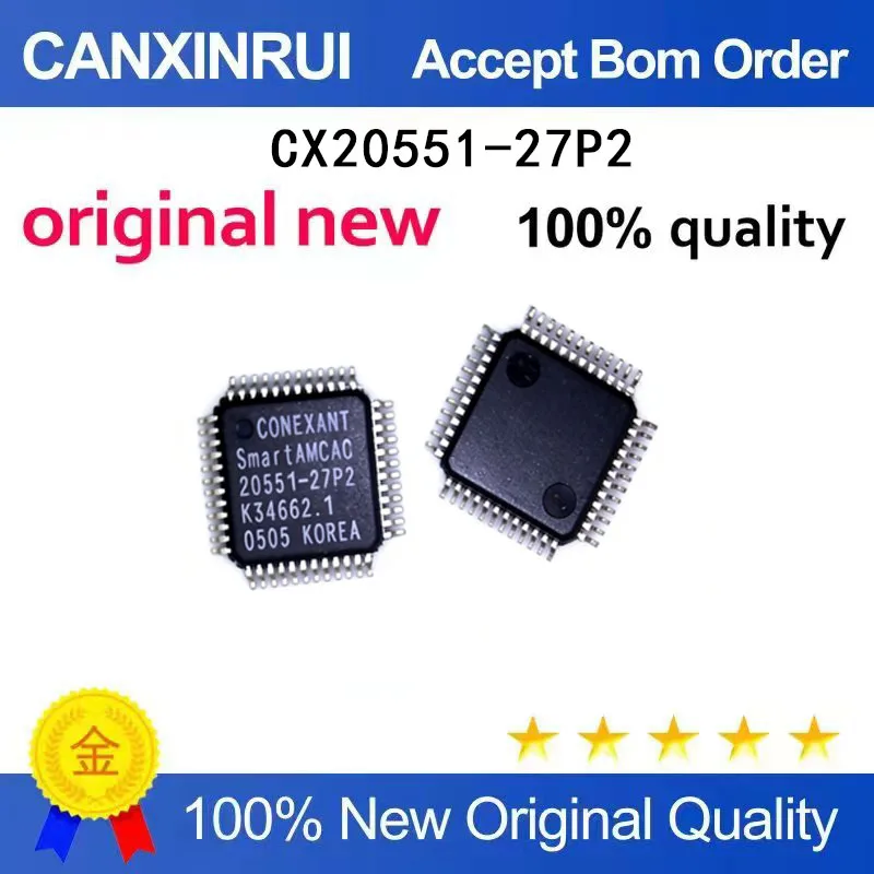 

(5-100 Pieces) Brand new original CX20551-27P2 20551-27P2 QFP spot chip IC