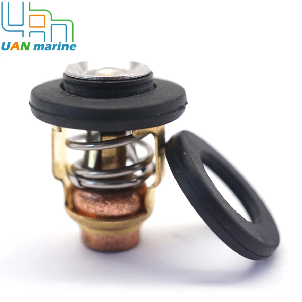 6AH-12411-00 Thermostat 50℃ /122°F for Yamaha 4 Stroke 9.9 13.5 15 20HP F9.9 F13.5 F15 F20 Outboard Motor