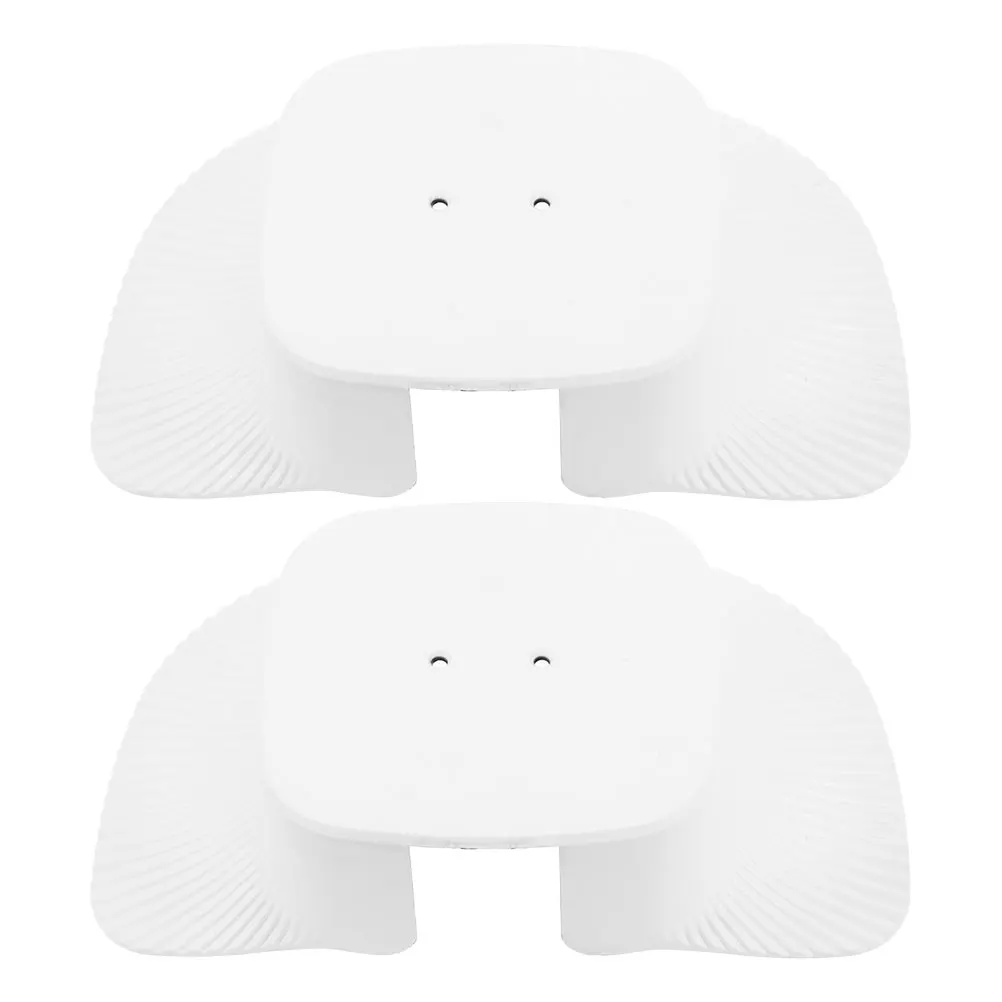 

2pcs Security Camera Universal Waterproof Outdoor Protective Shield Rain Cap For Dome Cameras Plastic Housing Debris Protection