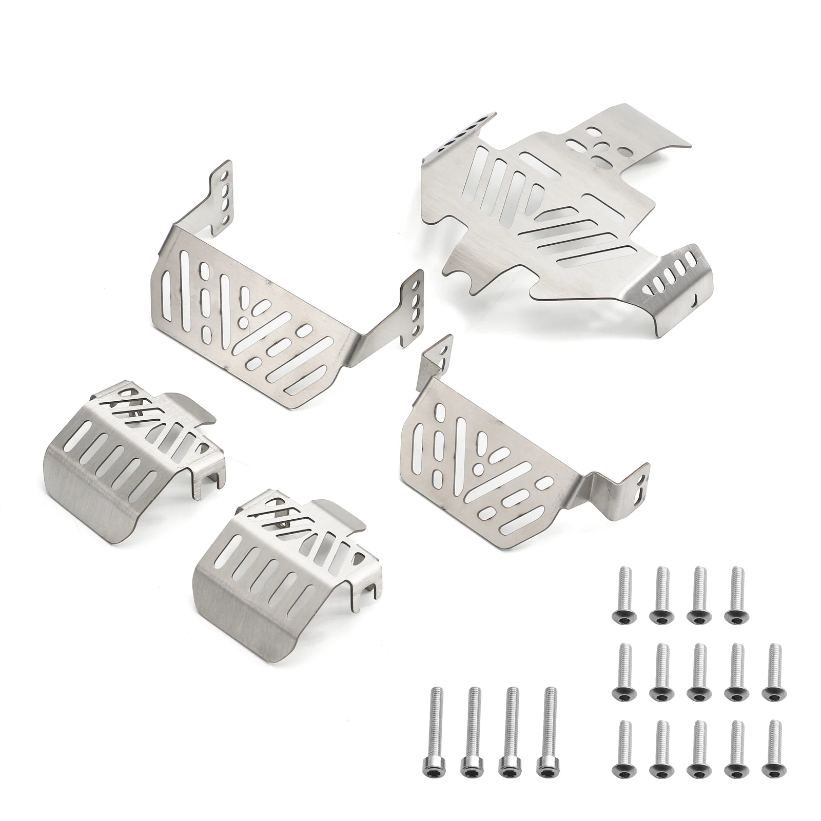 TRX4 Edelstahl Armor Chassis Anti-Rutsch-Platte für Traxxas TRX4 Sport Body Defender