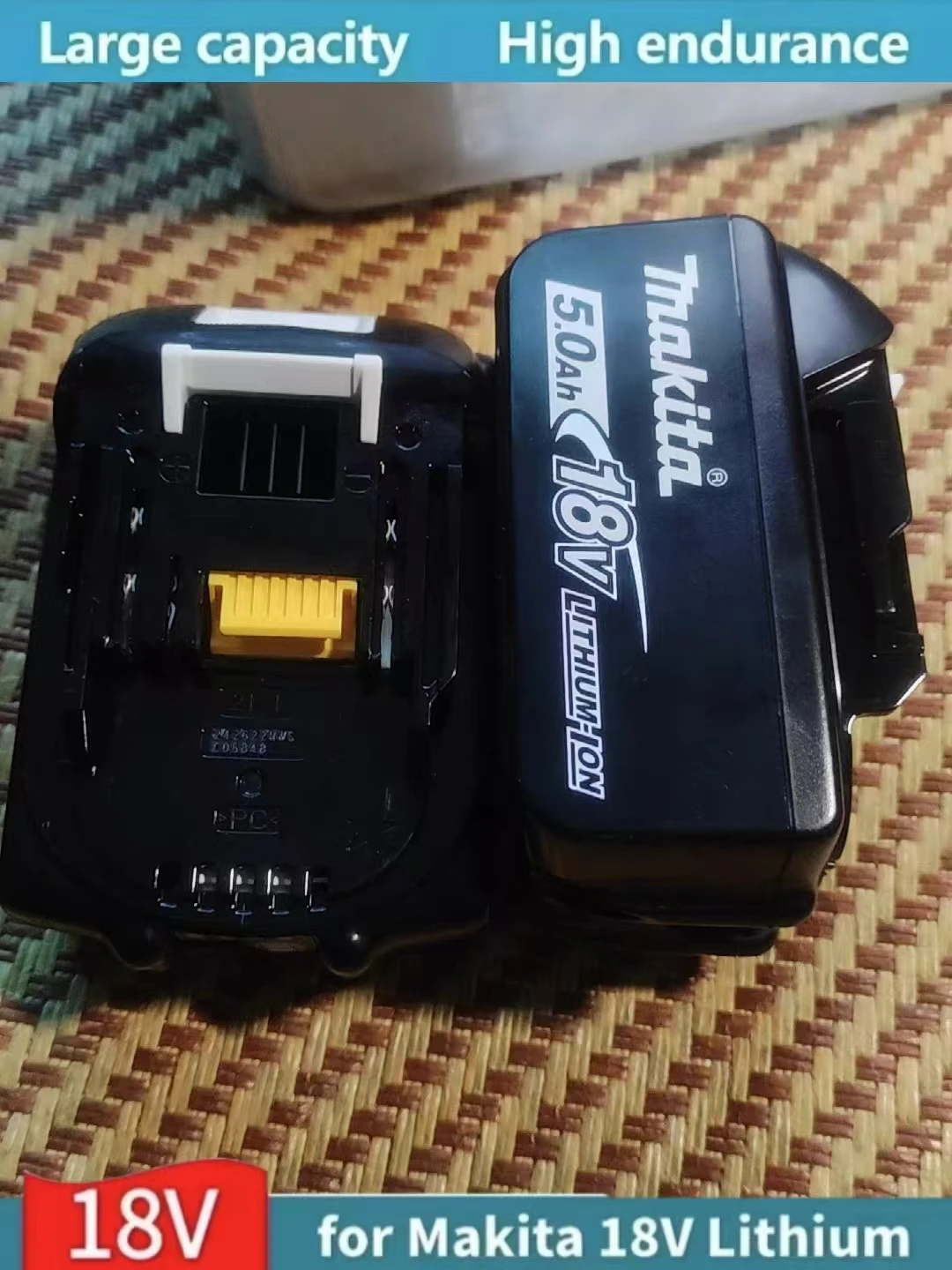 

Аккумулятор литиевый Makita 18В 6Ач 5Ач 3Ач для электроинструментов BL1815 BL1830B BL1840 BL1850 BL1850B BL1860